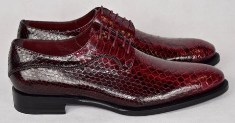 Red Python Print Shoes